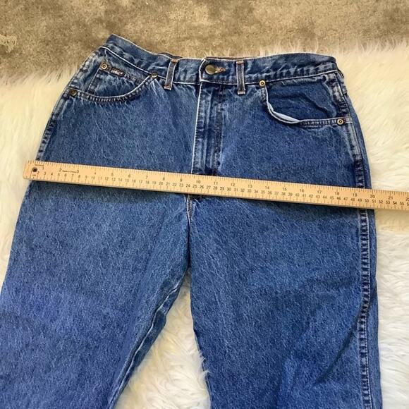 Chic Made in the USA Mom Jeans Short Size 16 Petite Cute Vintage Summer Blue - Picture 4 of 12